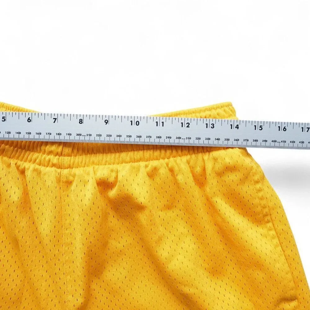 Adidas x Los Angeles Lakers Mesh Basketball Shorts Men's L Yellow / White‎
